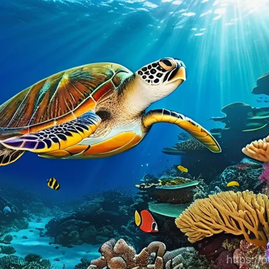 앤티가 바부다 해양 보호구역 - **Vibrant Underwater Exploration at Cades Reef**
    An immersive, photorealistic image of a vibrant...